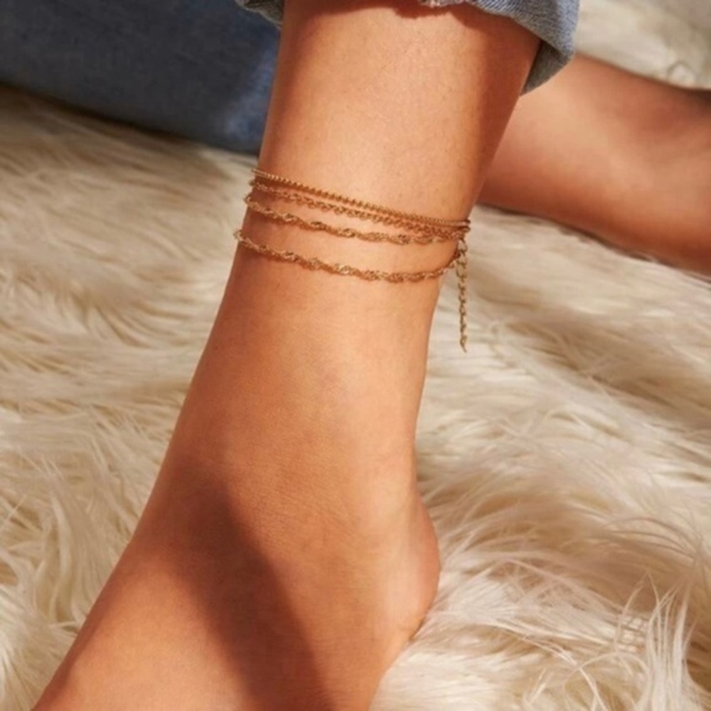 3/$30 💛 Layered Anklet
